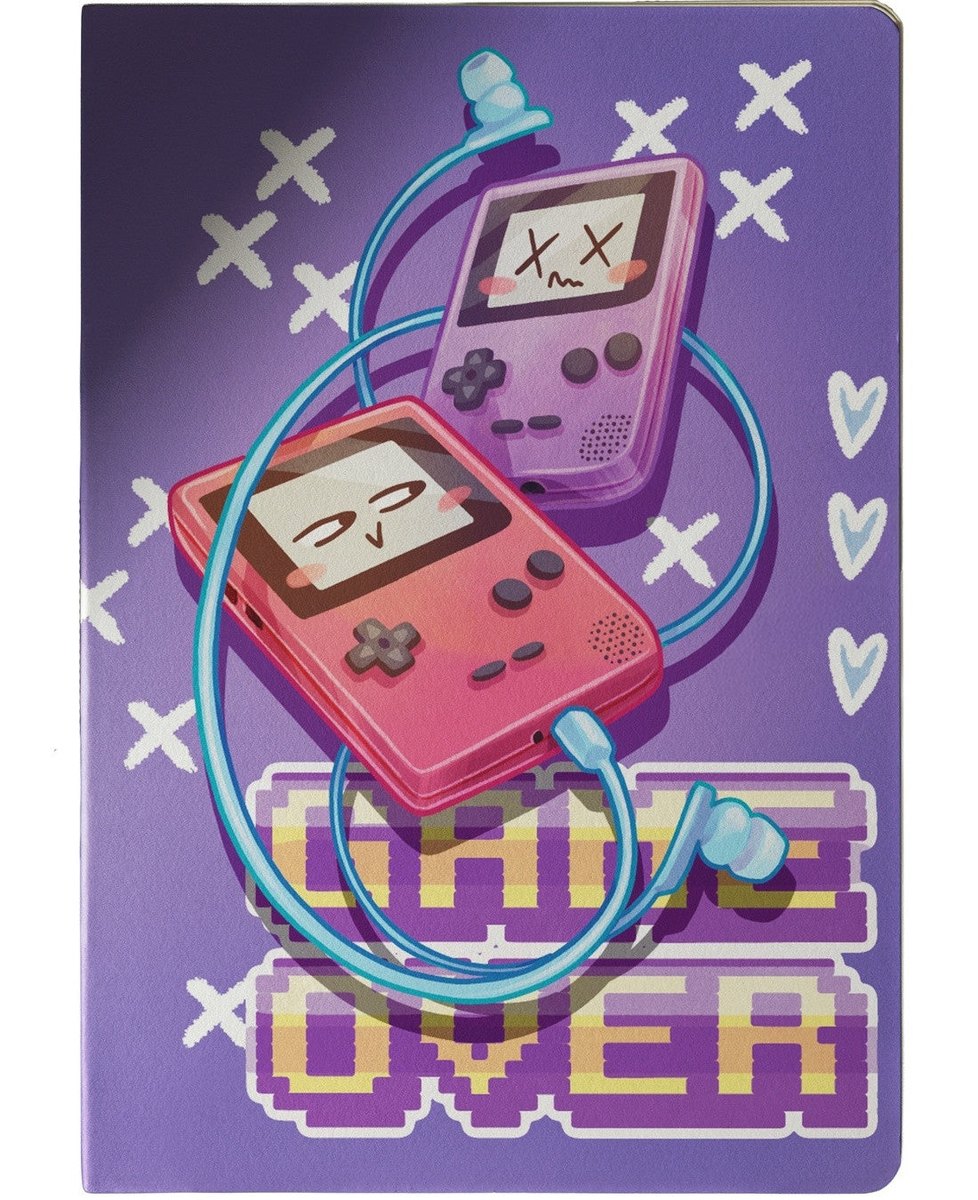 Game Over -Notebook A5 copertina flessibile