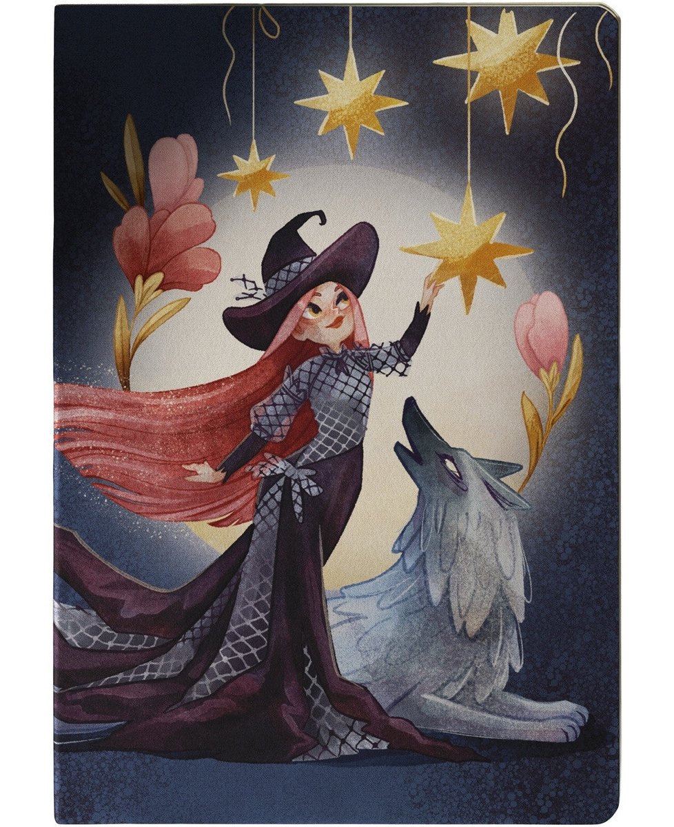 Wolf Witch Notebook copertina flessibile