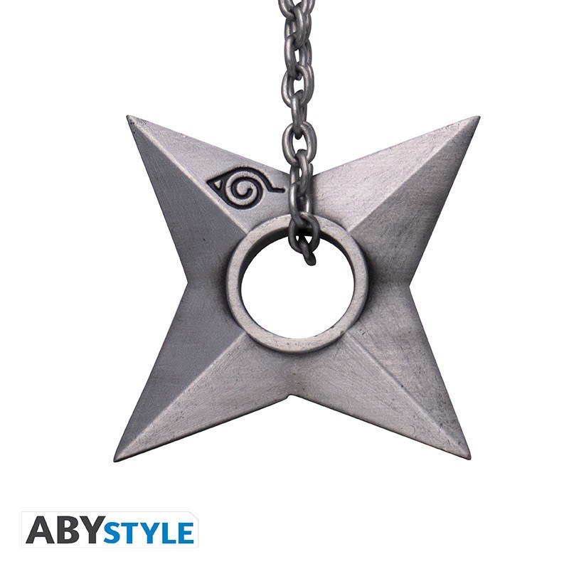 Naruto - portachiavi Shuriken Konoha
