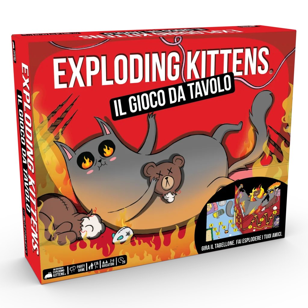 Exploding kittens il gioco da tavolo