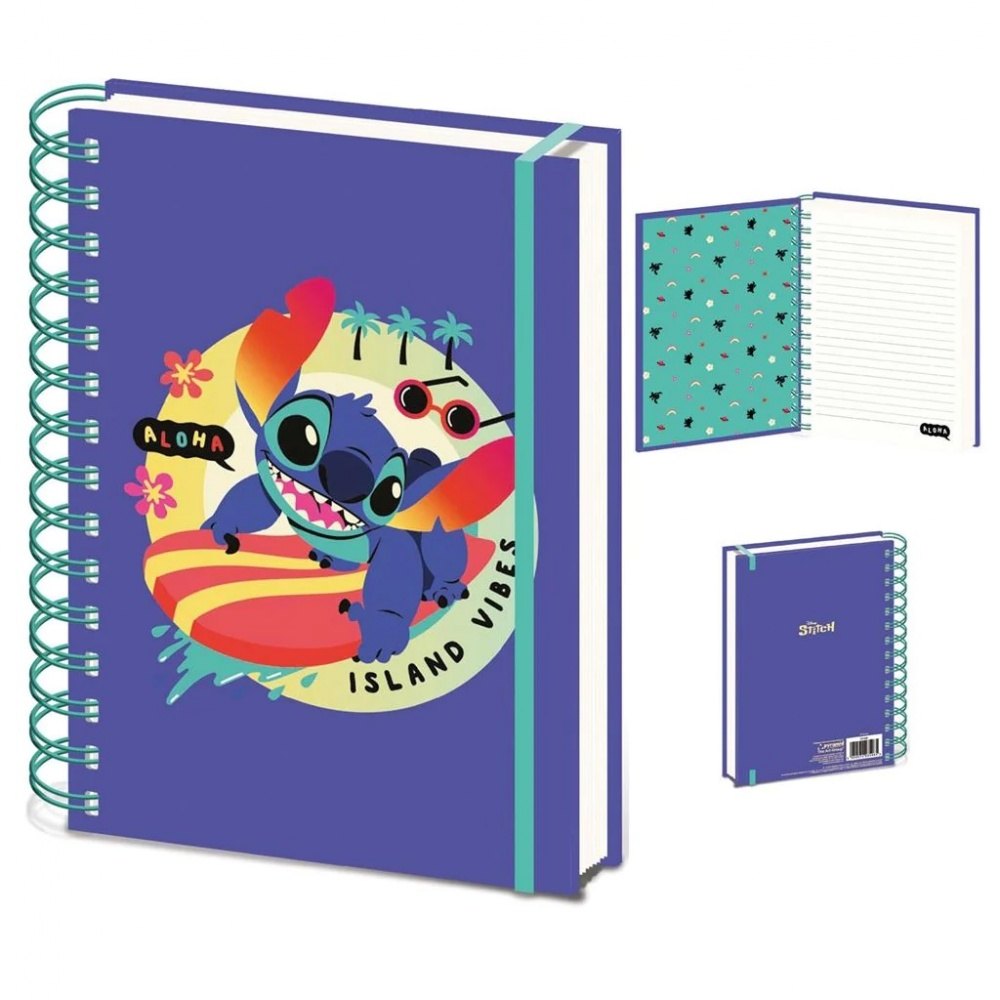 Disney Lilo & Stitch A5 Notebook-Tropicale