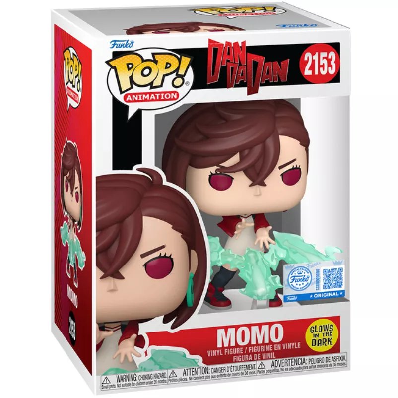 2153 Momo (Glows in The Dark) (Exlusive) FUNKO POP Animation: DANDADAN